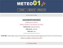 Tablet Screenshot of meteo01.fr