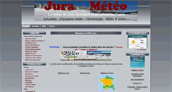 Desktop Screenshot of jura.meteo01.fr